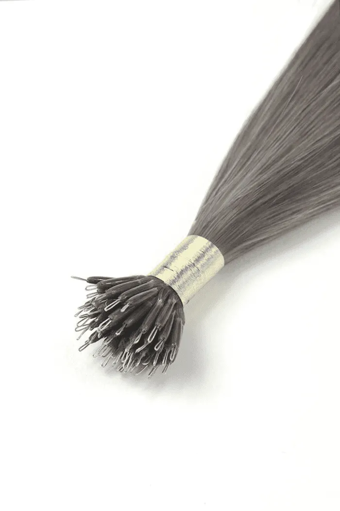 Silver/Grey (#SG) Nano Ring Hair Extensions