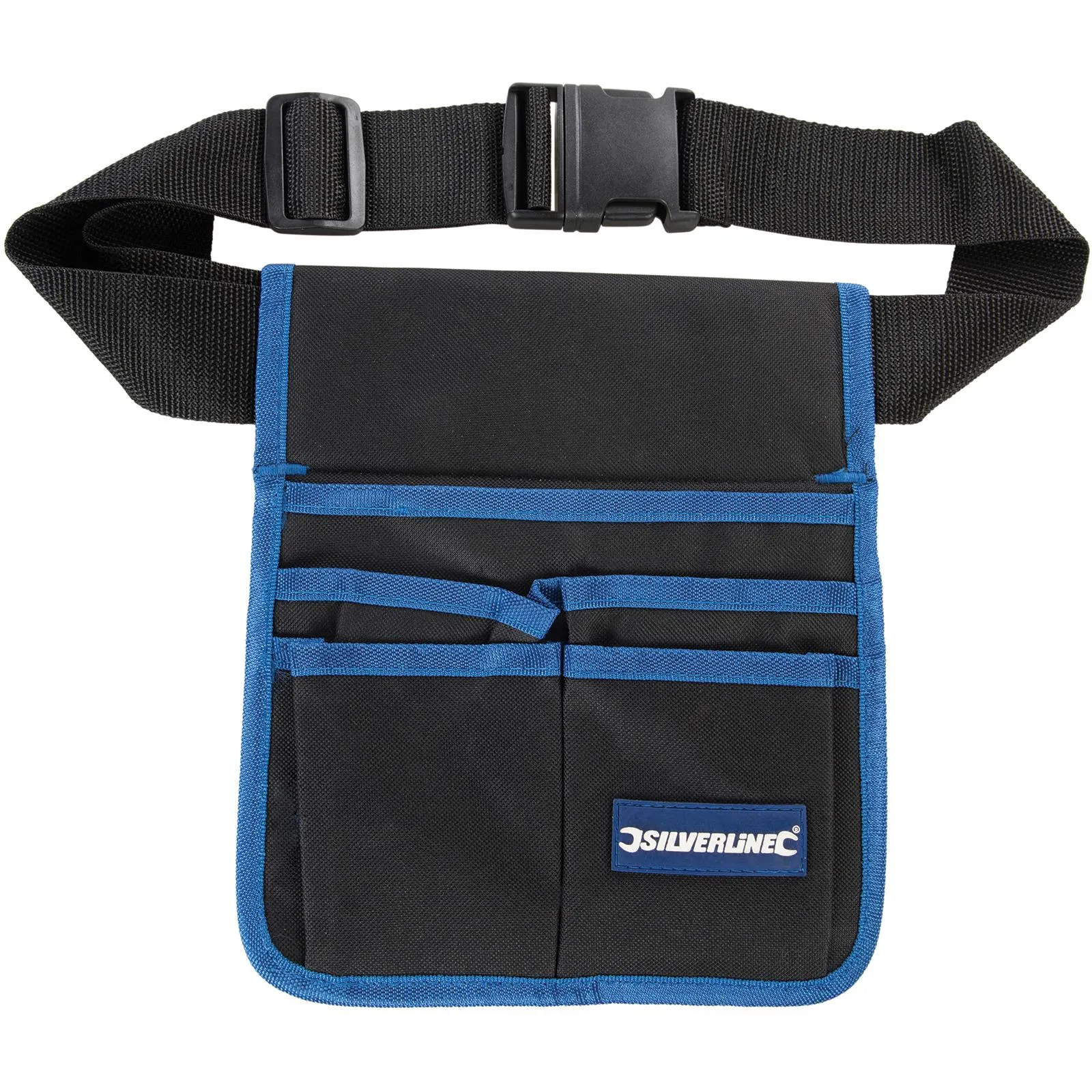 Silverline Tool Storage Pouch Belt 5 Pocket 220 x 260 mm