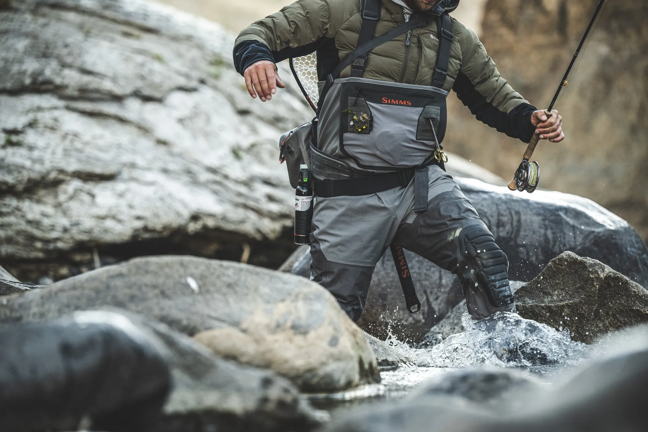 Simms Mens Confluence Stockingfoot Waders