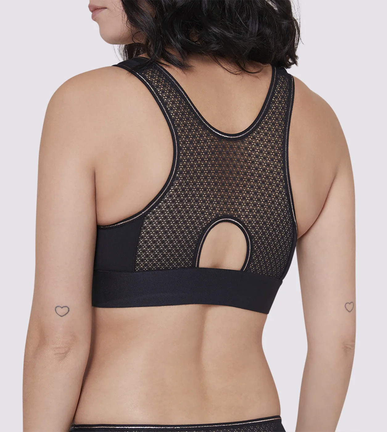 Simone Perele Harmony Wire Free Sports Crop Black