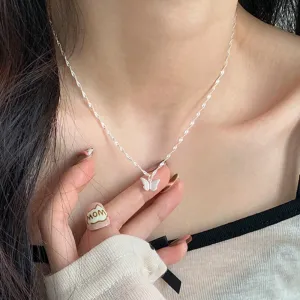 Simple Butterfly Light Luxury Clavicle Necklace