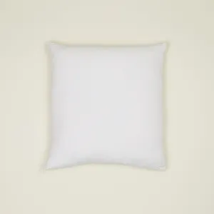 Simple Linen Pillow 22x22, White