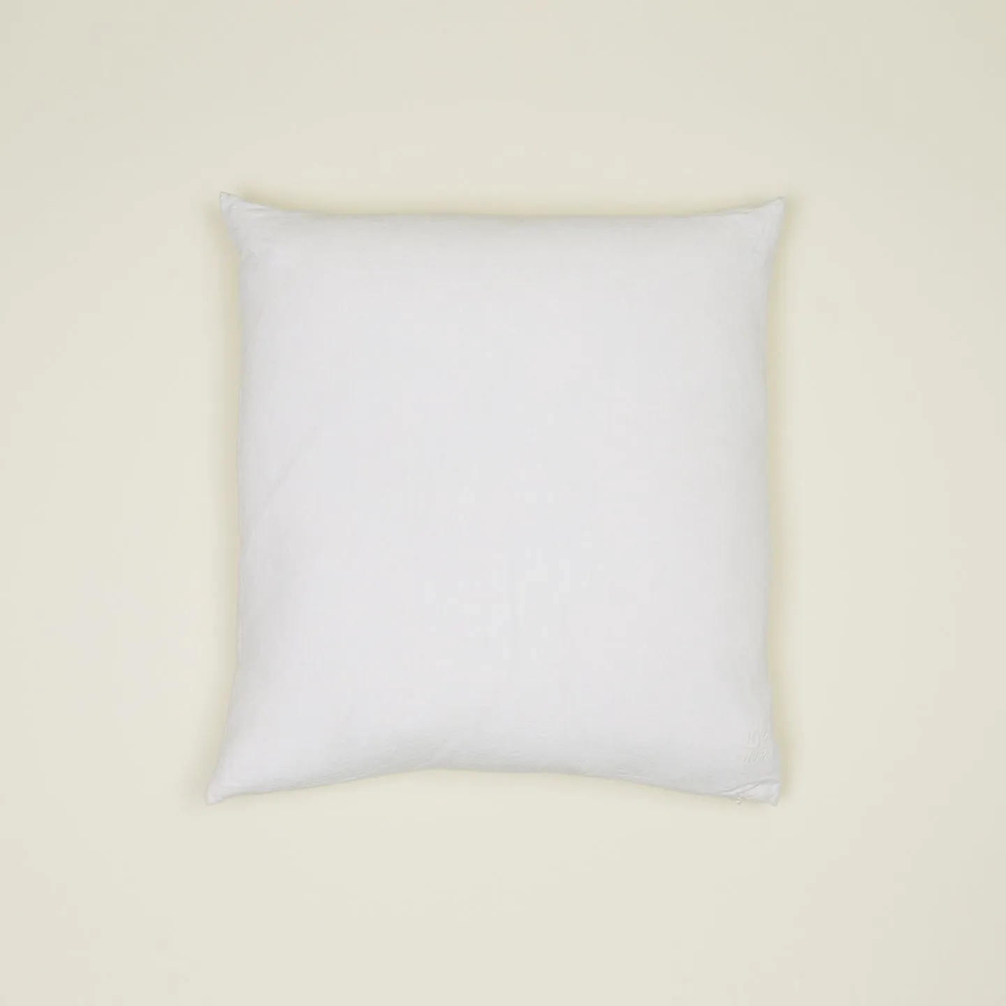 Simple Linen Pillow 22x22, White