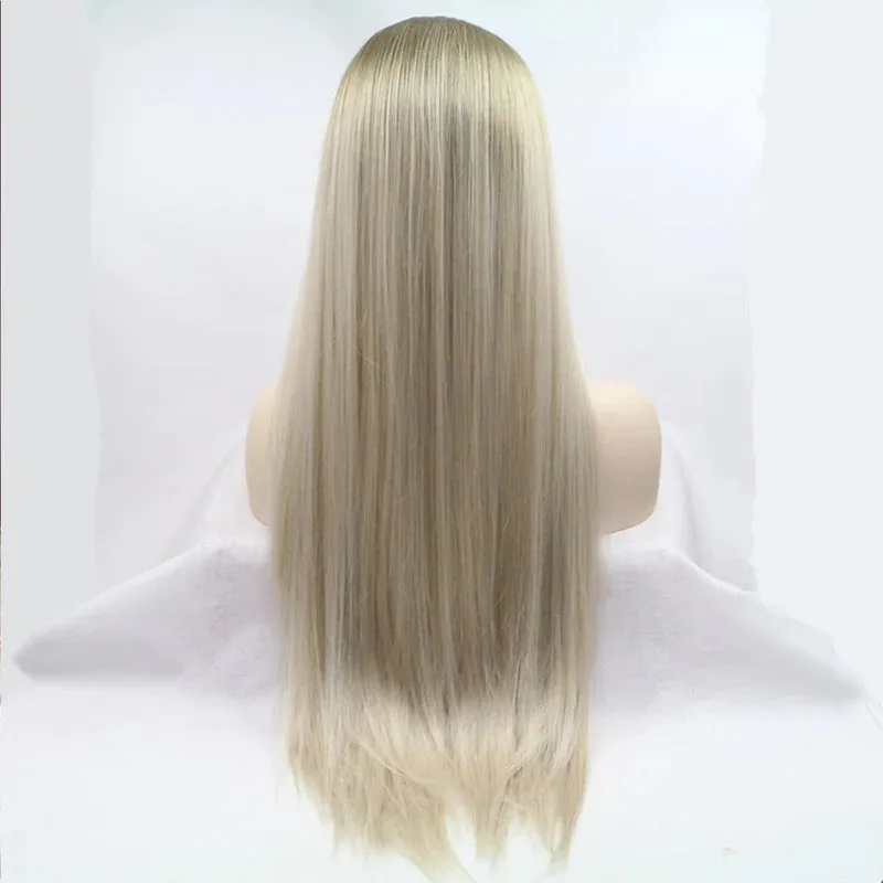 (SIMPLE PACKED) GOLDEN PEARL | SYNTHETIC SWISS LACE FRONT WIG
