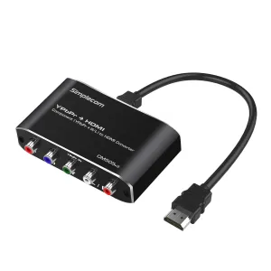 Simplecom CM505v3 Component (YPbPr   Stereo R/L) to HDMI Converter Full HD 1080p