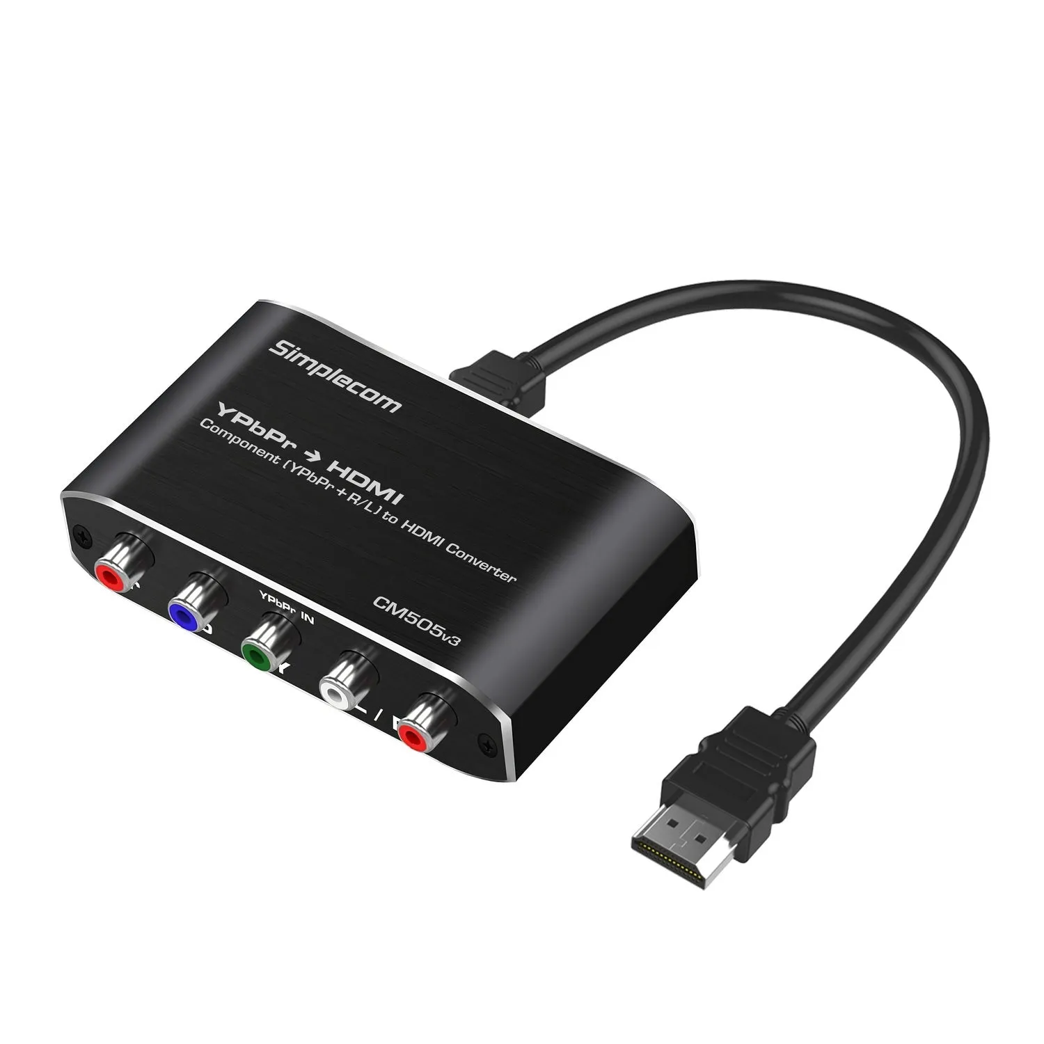 Simplecom CM505v3 Component (YPbPr   Stereo R/L) to HDMI Converter Full HD 1080p