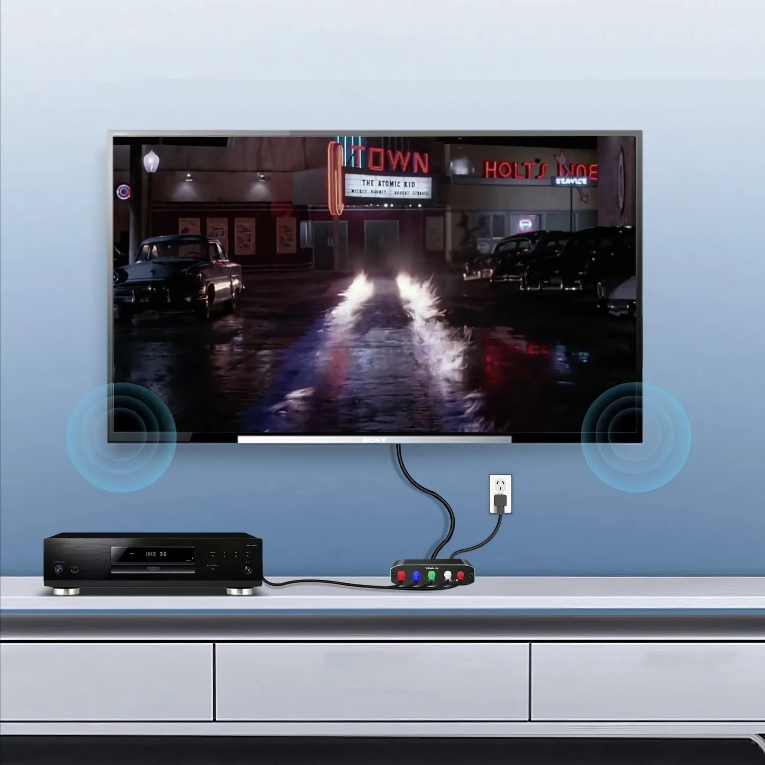 Simplecom CM505v3 Component (YPbPr   Stereo R/L) to HDMI Converter Full HD 1080p