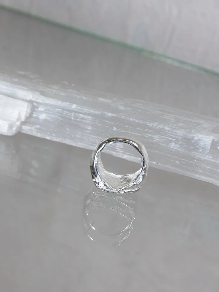 Simuero Agosto Ring, Silver