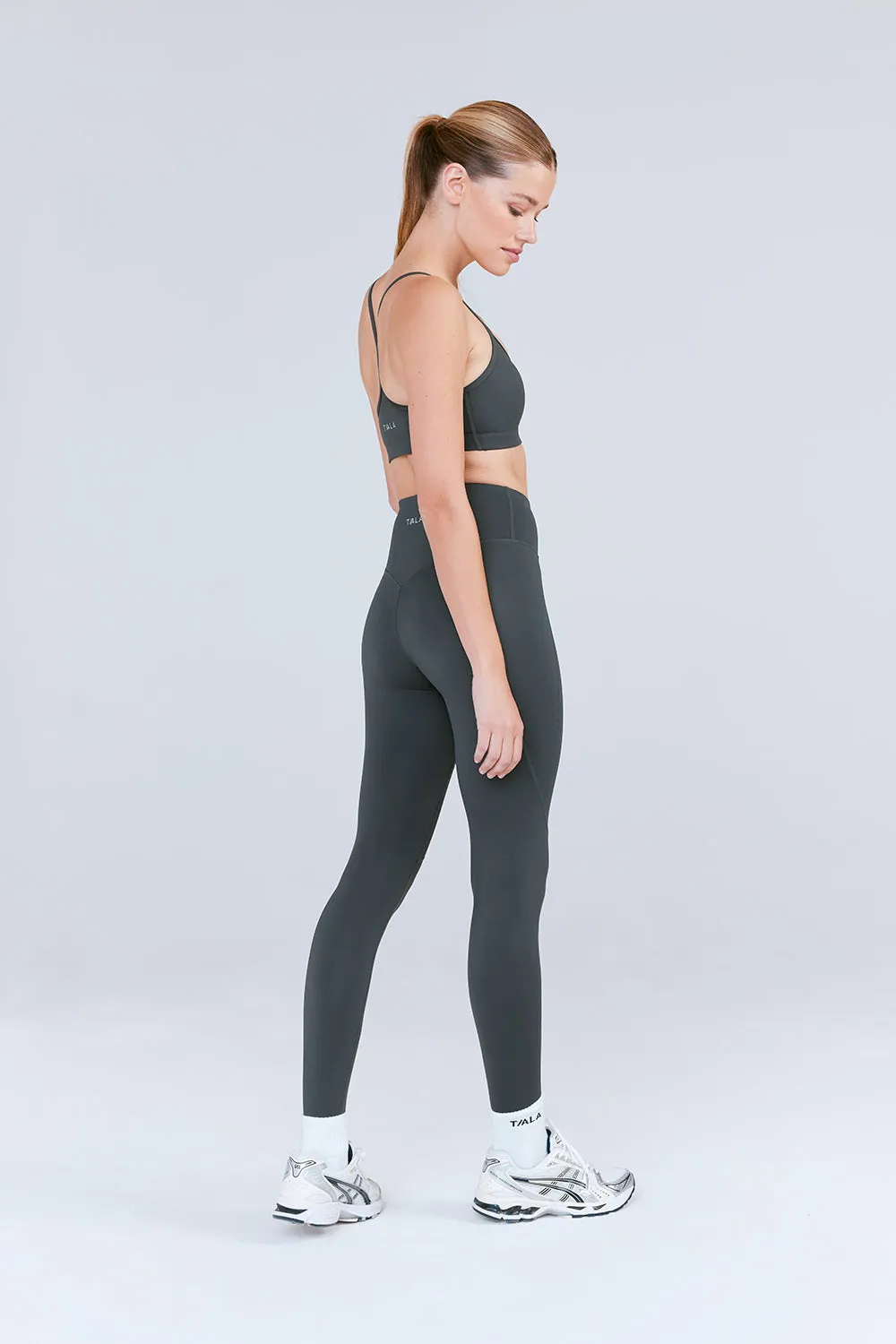 SKINLUXE HIGH WAISTED SIDE POCKET LEGGING - DEEP TEAL