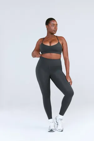 SKINLUXE HIGH WAISTED SIDE POCKET LEGGING - DEEP TEAL