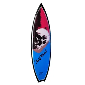 Skull Surfboard by Andy Warhol