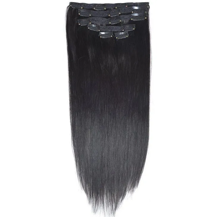 Sleek Perfection : Straight Clip-In Extensions