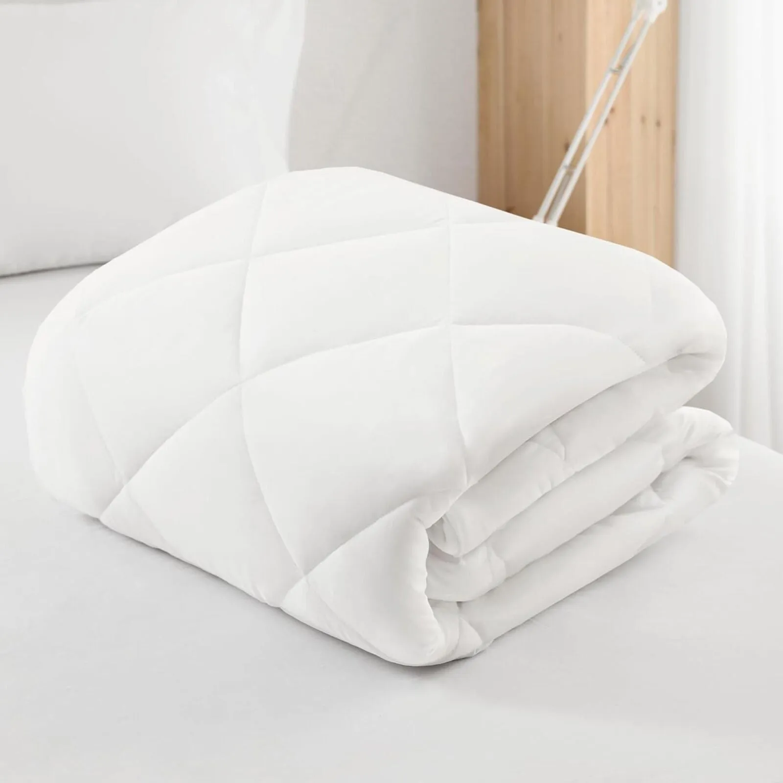 Sleep Philosophy 3M Scotchgard Waterproof Mattress Protector Pad White Twin XL