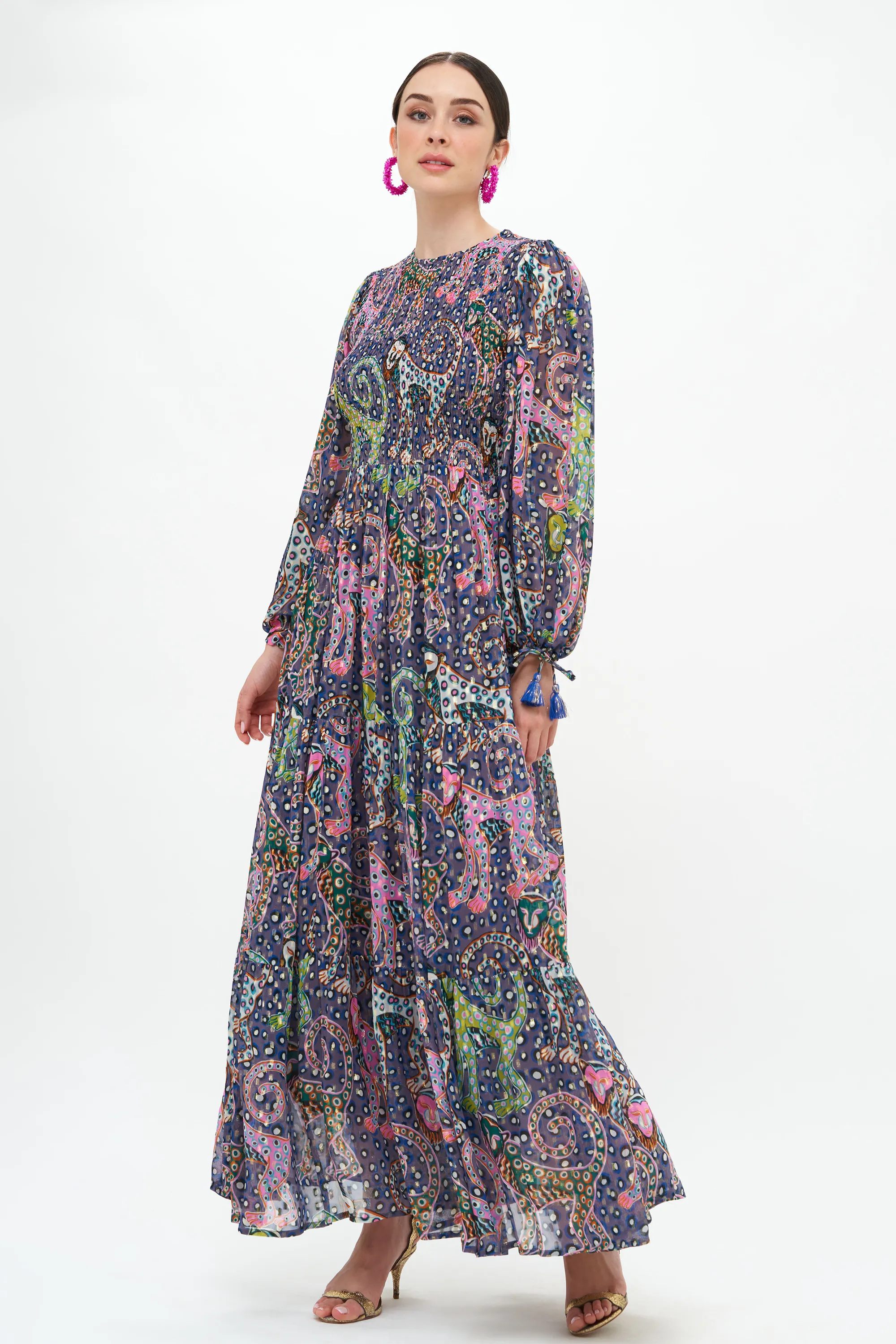 Smocked Top Maxi- Capuchin Purple