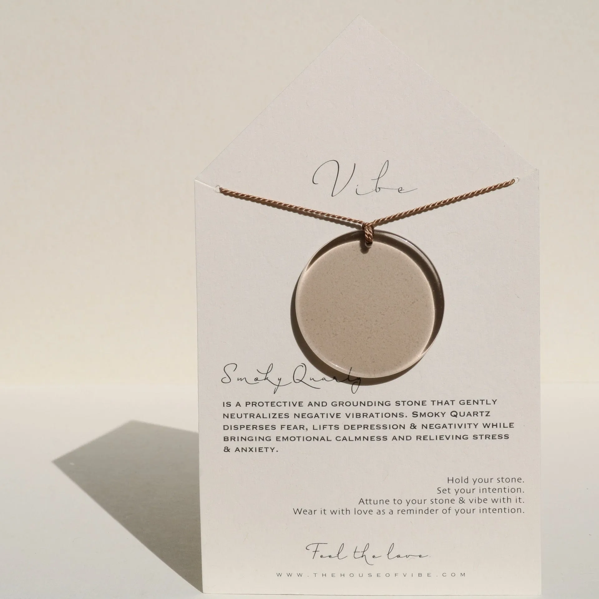 SMOKY QUARTZ DISC