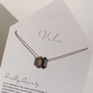 SMOKY QUARTZ DOUBLE TERMINATED POINT