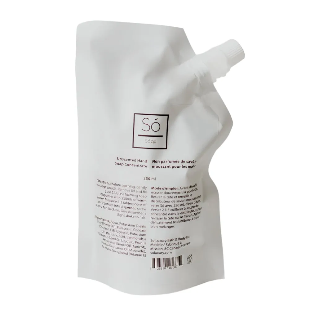 So Luxury Foaming Hand Soap Concentrate (Unscented) - FINAL SALE