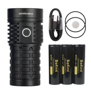 Sofirn Q8Plus 16000lm Powerful Flashlight, Rechargeable Anduril 2.0 6* XHP50B LED Torch