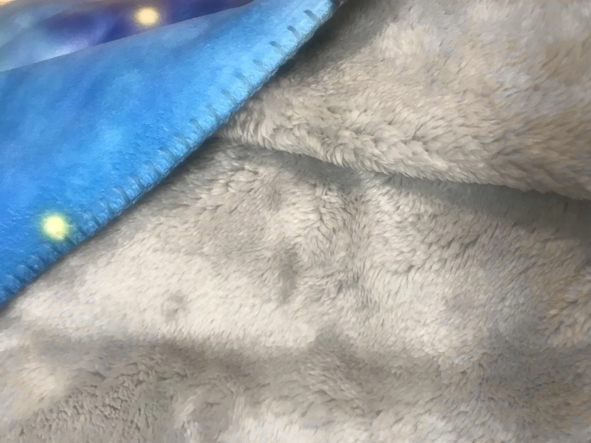 Soft Lap Blanket, Velvety Minky Throw With Furry Sherpa, Mandala Art Home Decor - "Connections"