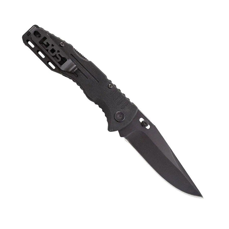 SOG Salute Mini Black Plain Edge Knife
