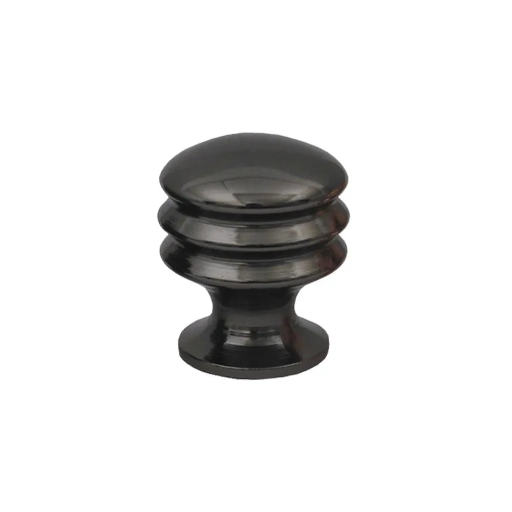 Solid brass knob.