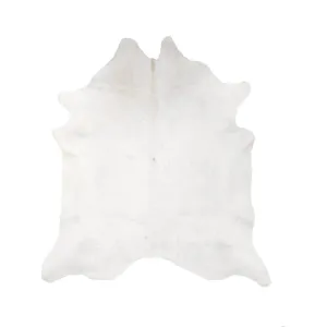 Solid Natural White, Premium Brazilian Cowhide, XL CH12N SD