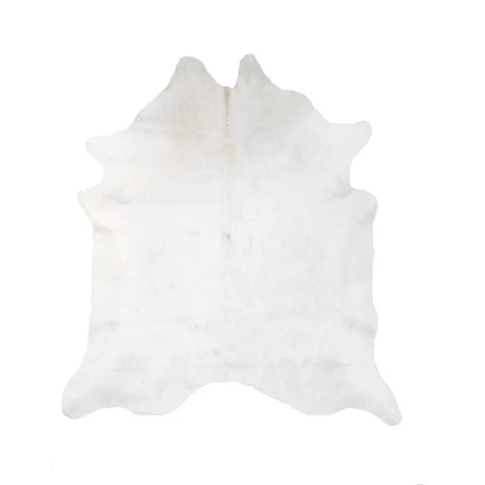 Solid Natural White, Premium Brazilian Cowhide, XL CH12N SD
