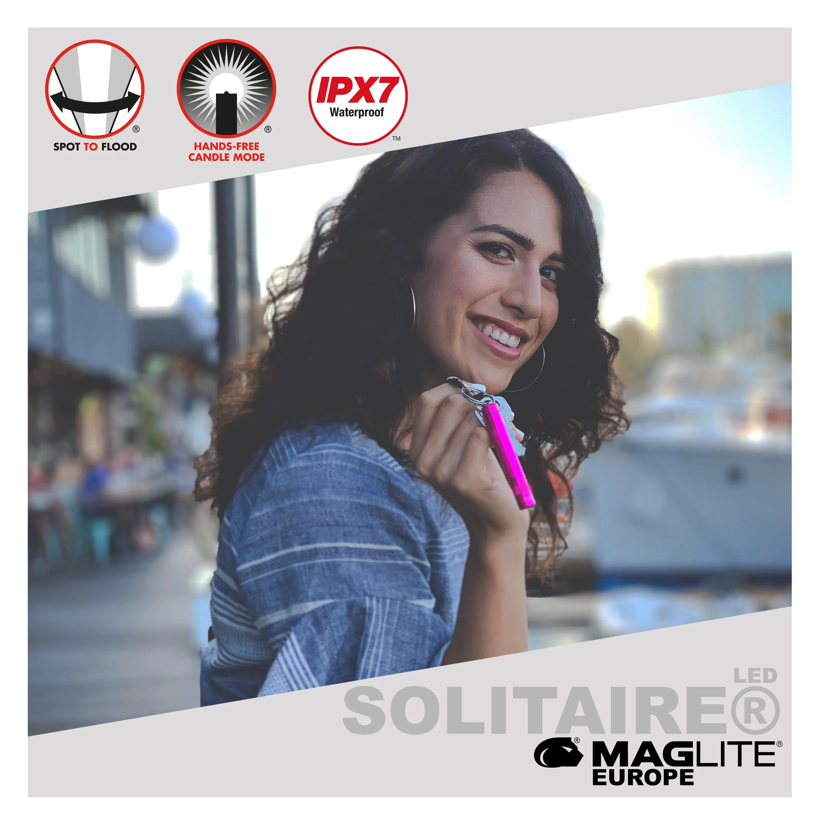 Solitaire® LED Mini-Taschenlampe