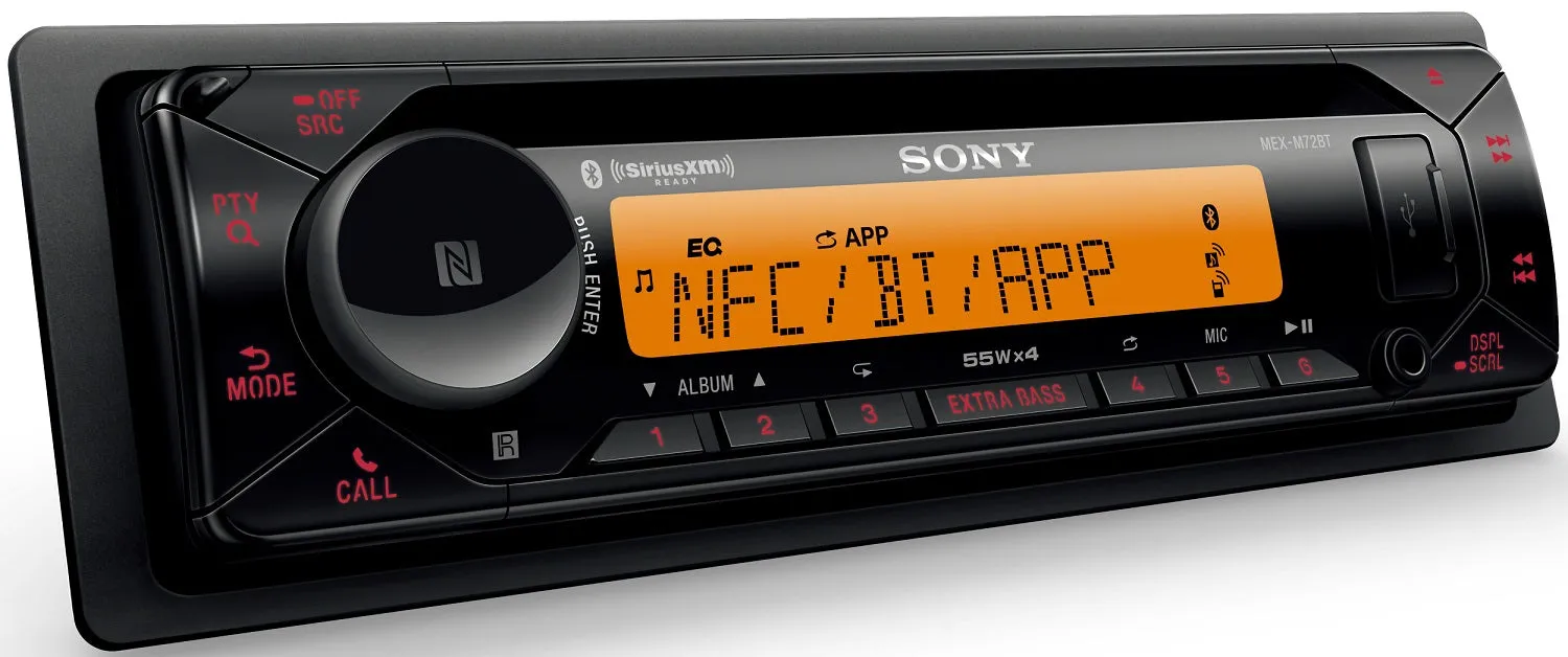 Sony MEX-M72BT Marine CD Receiver with BLUETOOTH®