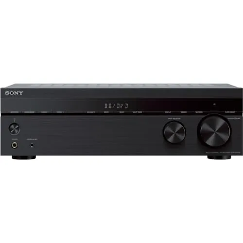 Sony STRDH590 5.2 Channel Surround Sound Home Theater Receiver: 4K HDR AV Receiver with Bluetooth,Black