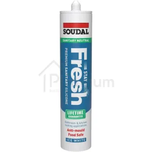 Soudal Stay Fresh NEUTRAL - Ultimate Anti-Mould Sanitary Silicone