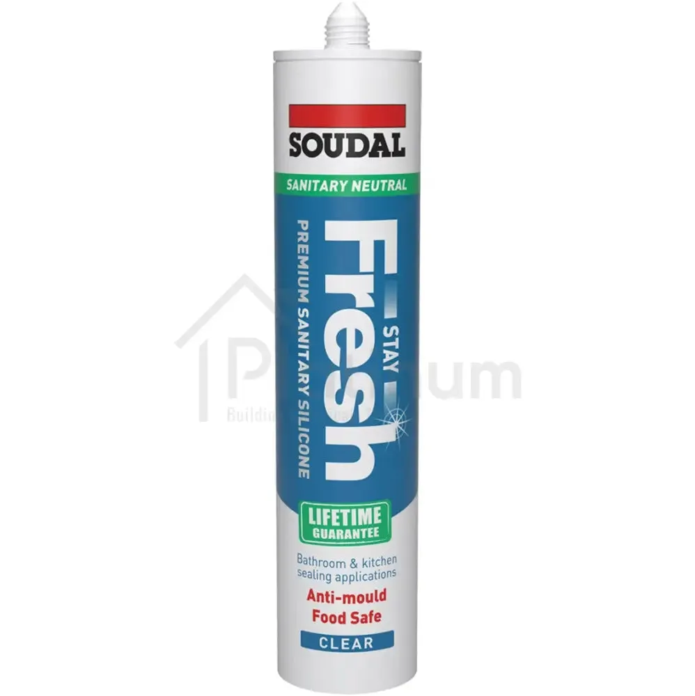 Soudal Stay Fresh NEUTRAL - Ultimate Anti-Mould Sanitary Silicone