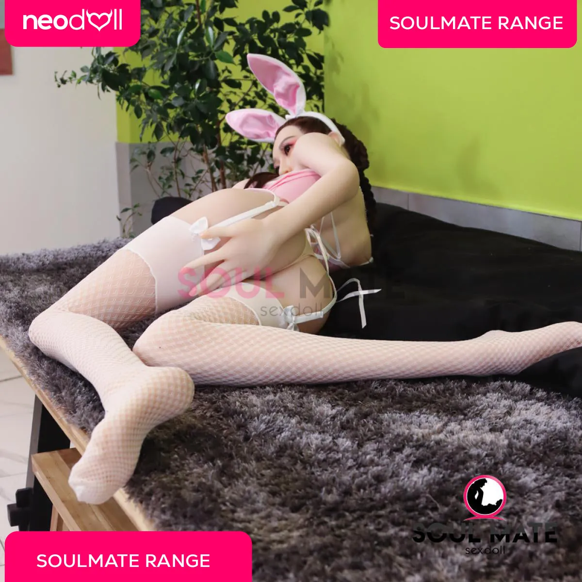 SoulMate - Silicone Jocelyn - Silicone TPE Hybrid Sex Doll - Implanted Hair - 155cm - White