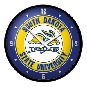 South Dakota State Jackrabbits: Modern Disc Wall Clock