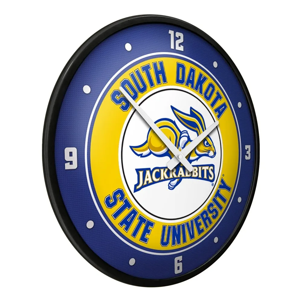 South Dakota State Jackrabbits: Modern Disc Wall Clock