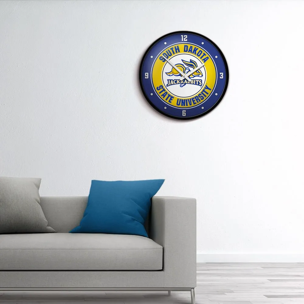 South Dakota State Jackrabbits: Modern Disc Wall Clock