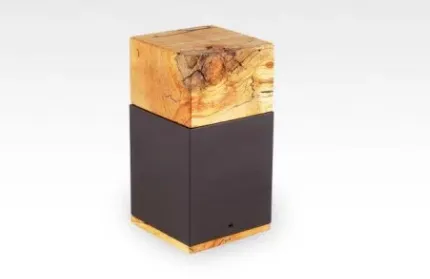 Spalted Birch Cremation Keepsake Urn