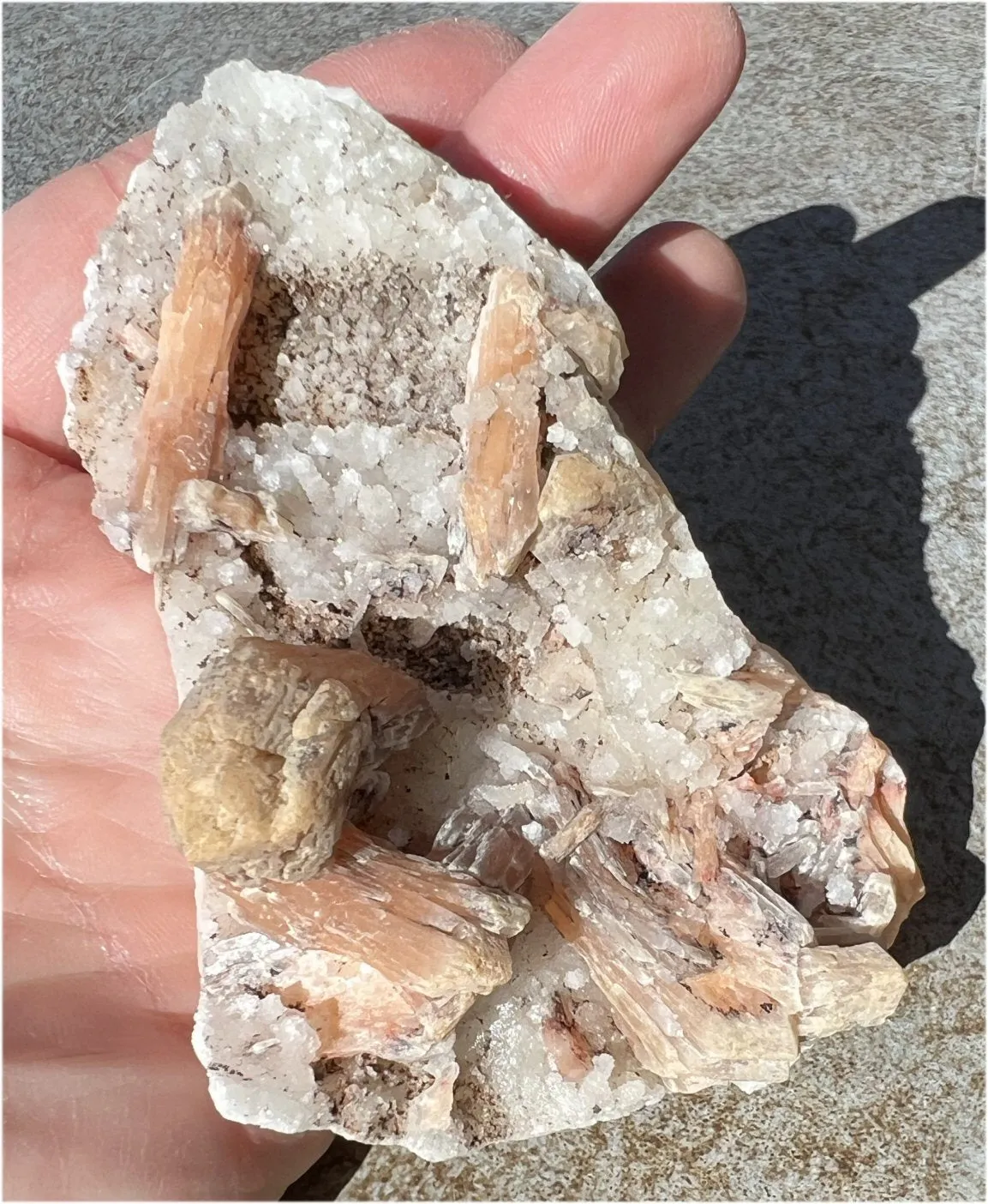 ~Sparkly~ Orange STILBITE   Druzy Quartz Specimen - Intuition, Creativity