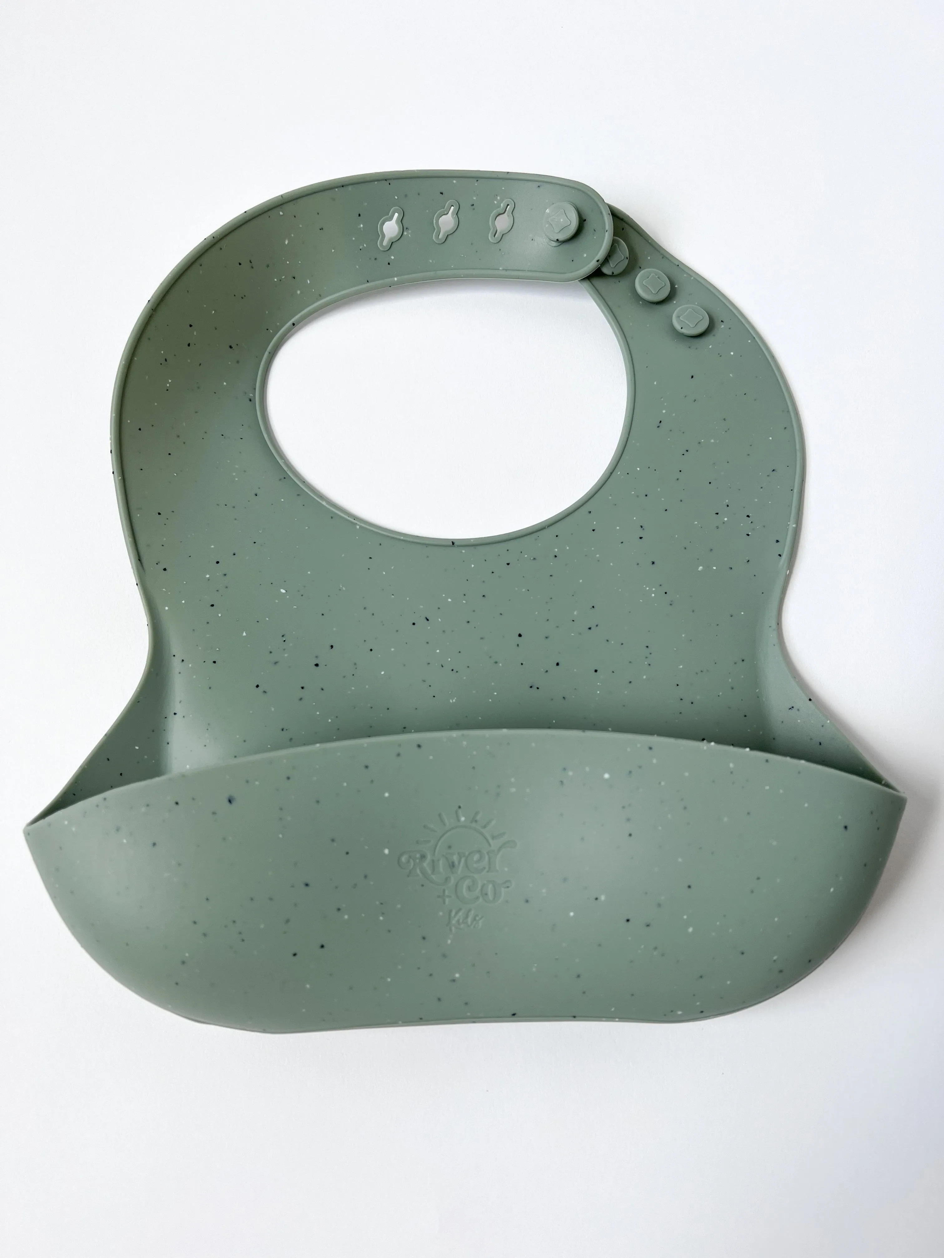 Speckled Silicone Bib