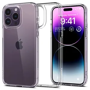 Spigen Ultra Hybrid [Anti-Yellowing Technology] Designed for iPhone 14 Pro Max Case (2022) - Crystal Clear