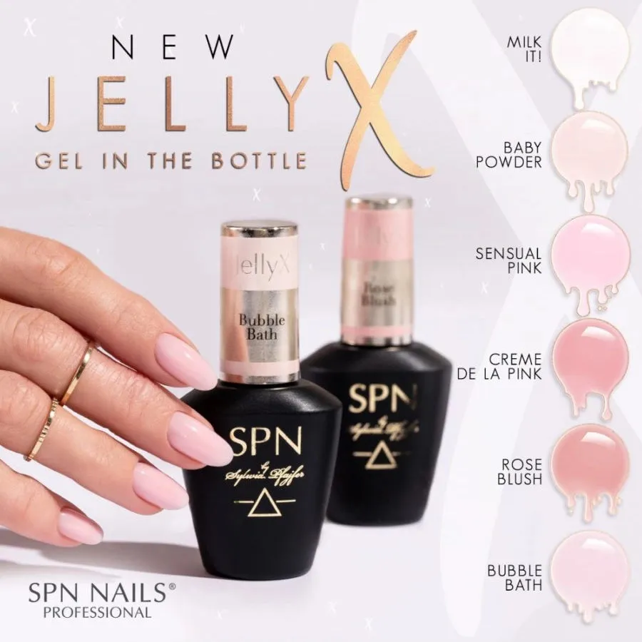 SPN Nails Jellyx UV/LED Gel Nail Polish Baby Powder