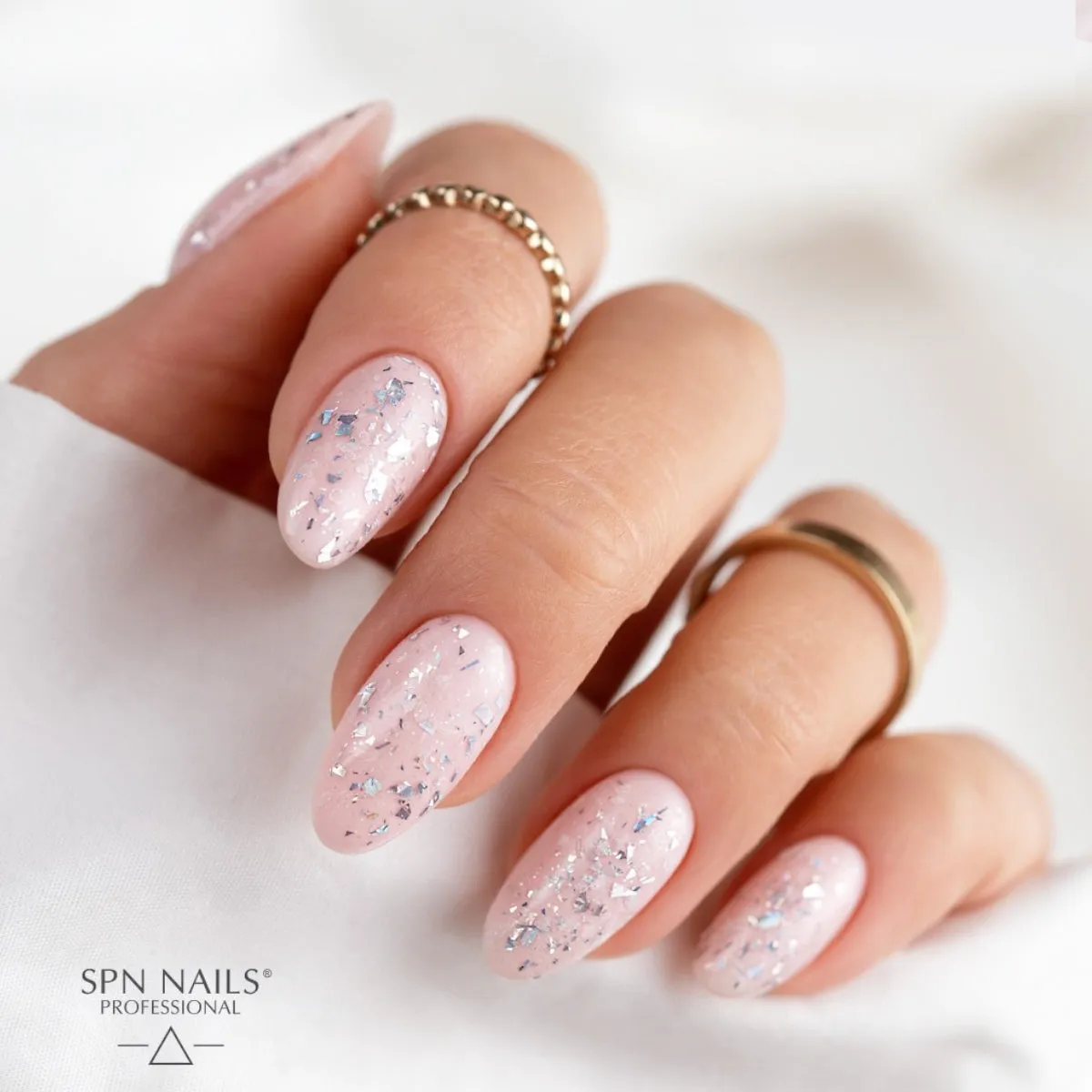 SPN Nails UV LaQ Bling Top Holographic Silver