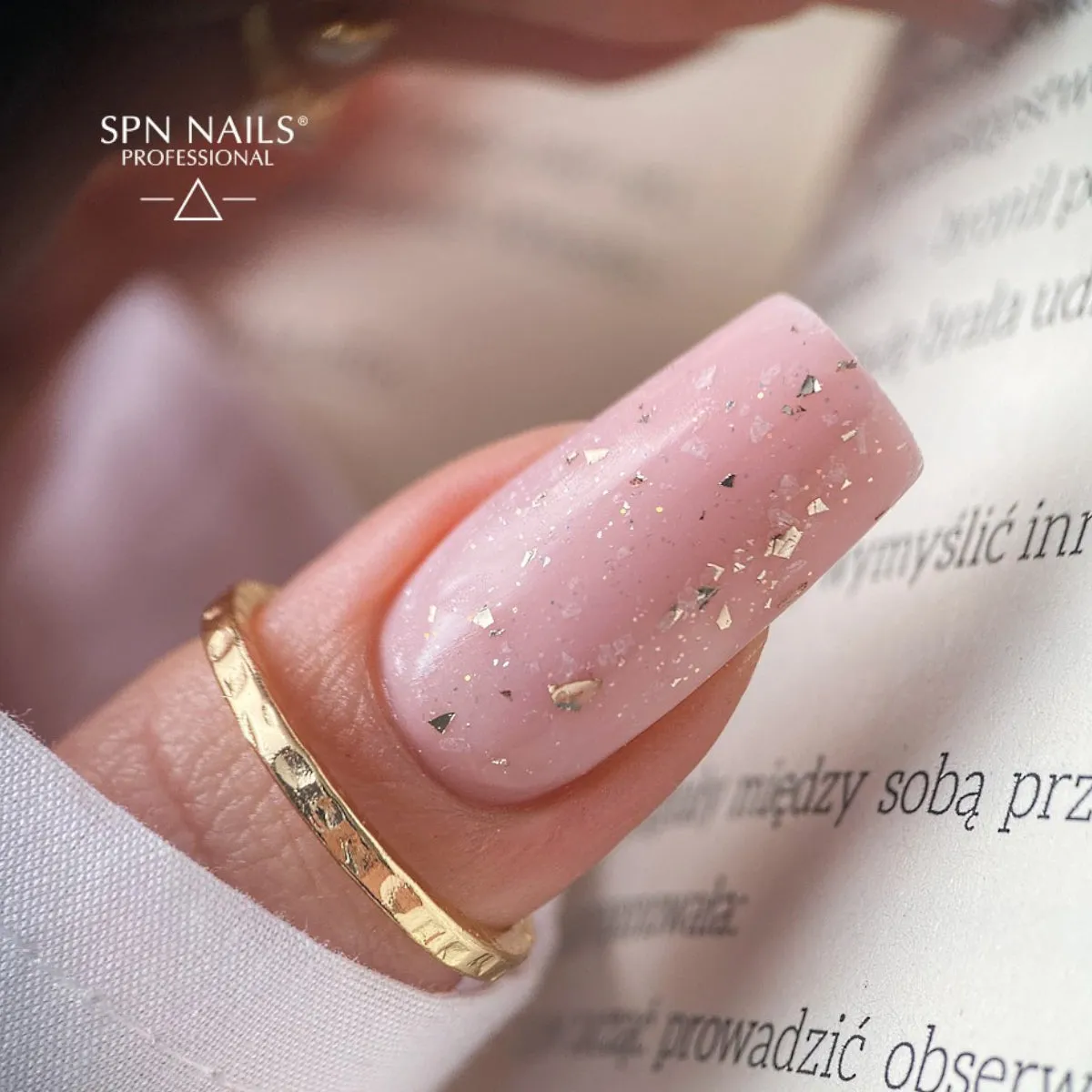 SPN Nails UV LaQ Bling Top Rose Gold