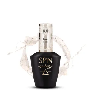 SPN Nails UV LaQ Bling Top Rose Gold