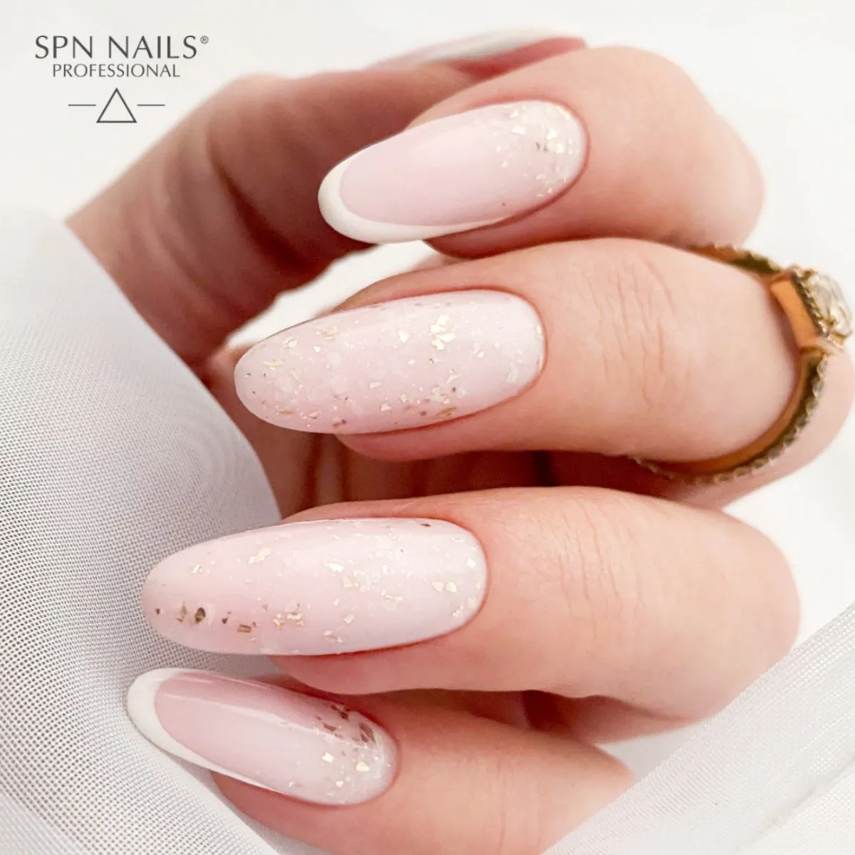 SPN Nails UV LaQ Bling Top Rose Gold