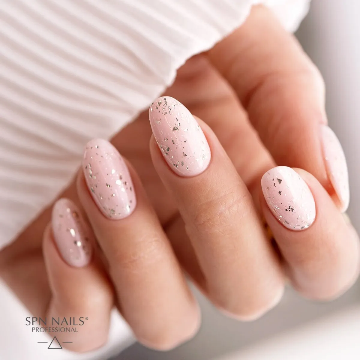 SPN Nails UV LaQ Bling Top White Gold