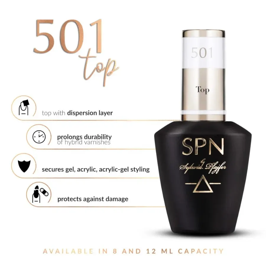 SPN Nails UV LaQ Hybrid Top Coat 501