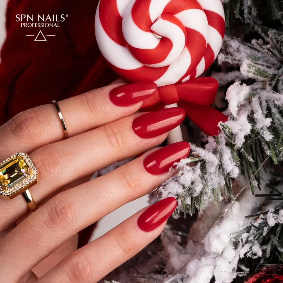 SPN Nails UV/LED Gel Polish 1008 Santa's Red