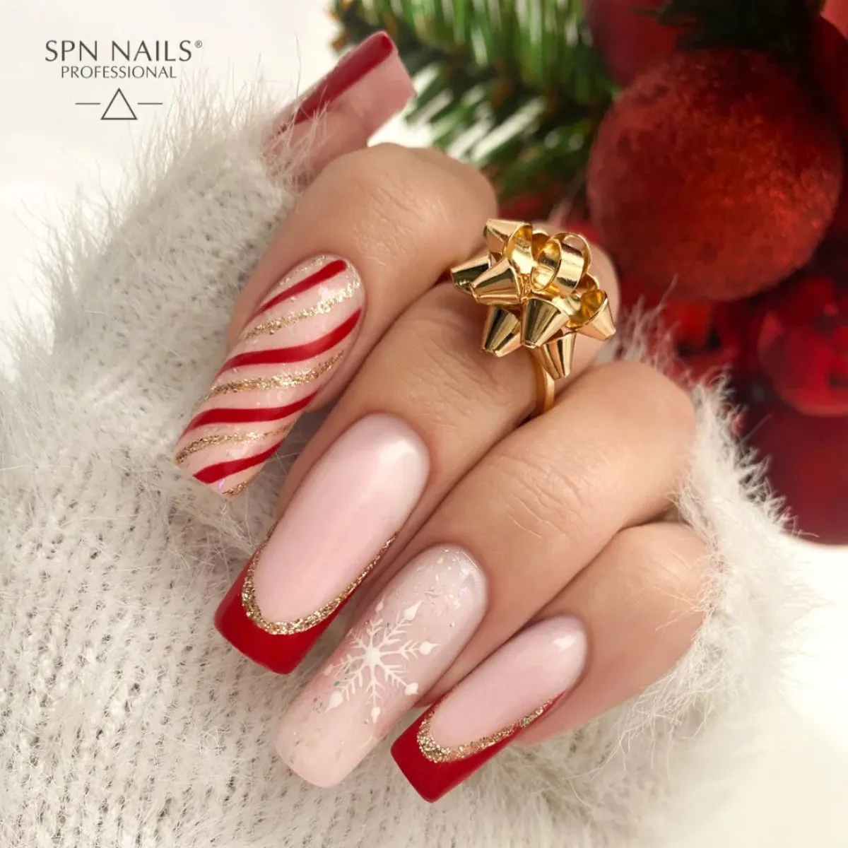 SPN Nails UV/LED Gel Polish 1008 Santa's Red