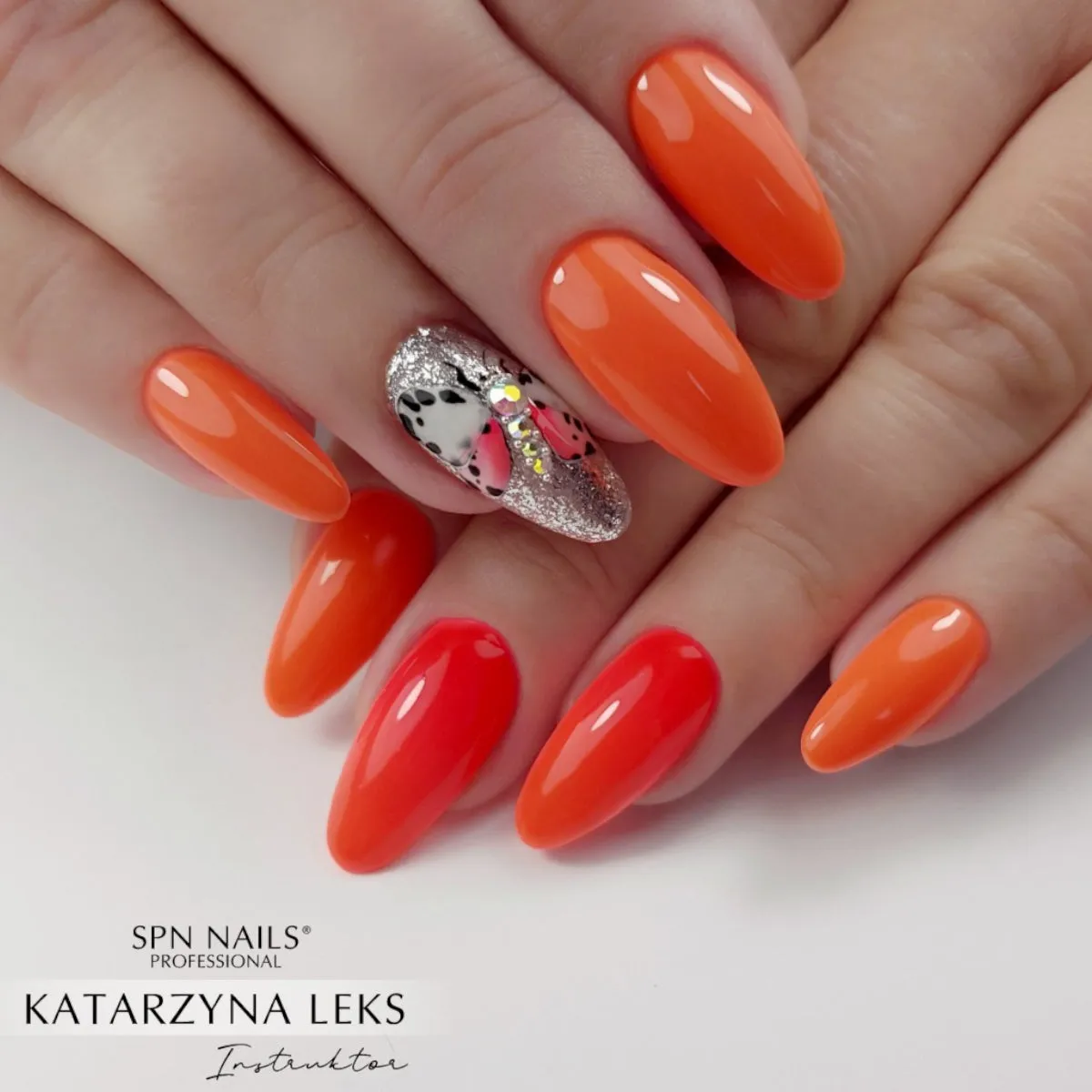 SPN Nails UV/LED Gel Polish 706 Neon Orange